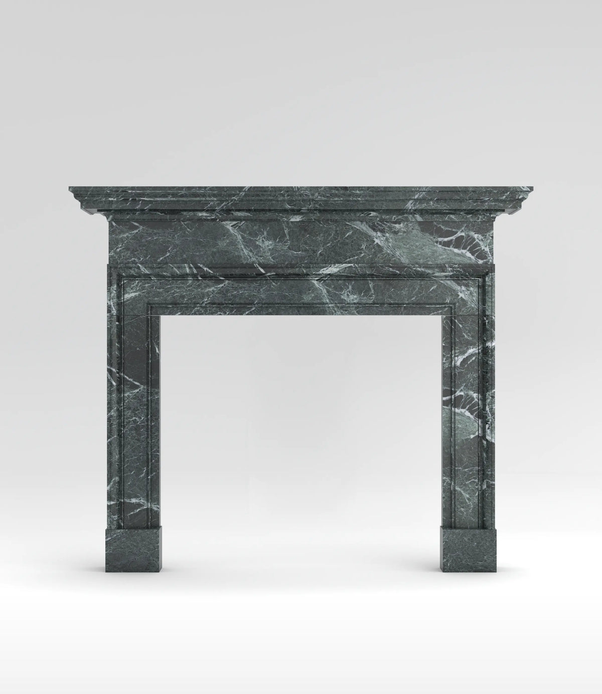 Bramwell Surround Fireplace Mantel Verde Alpi