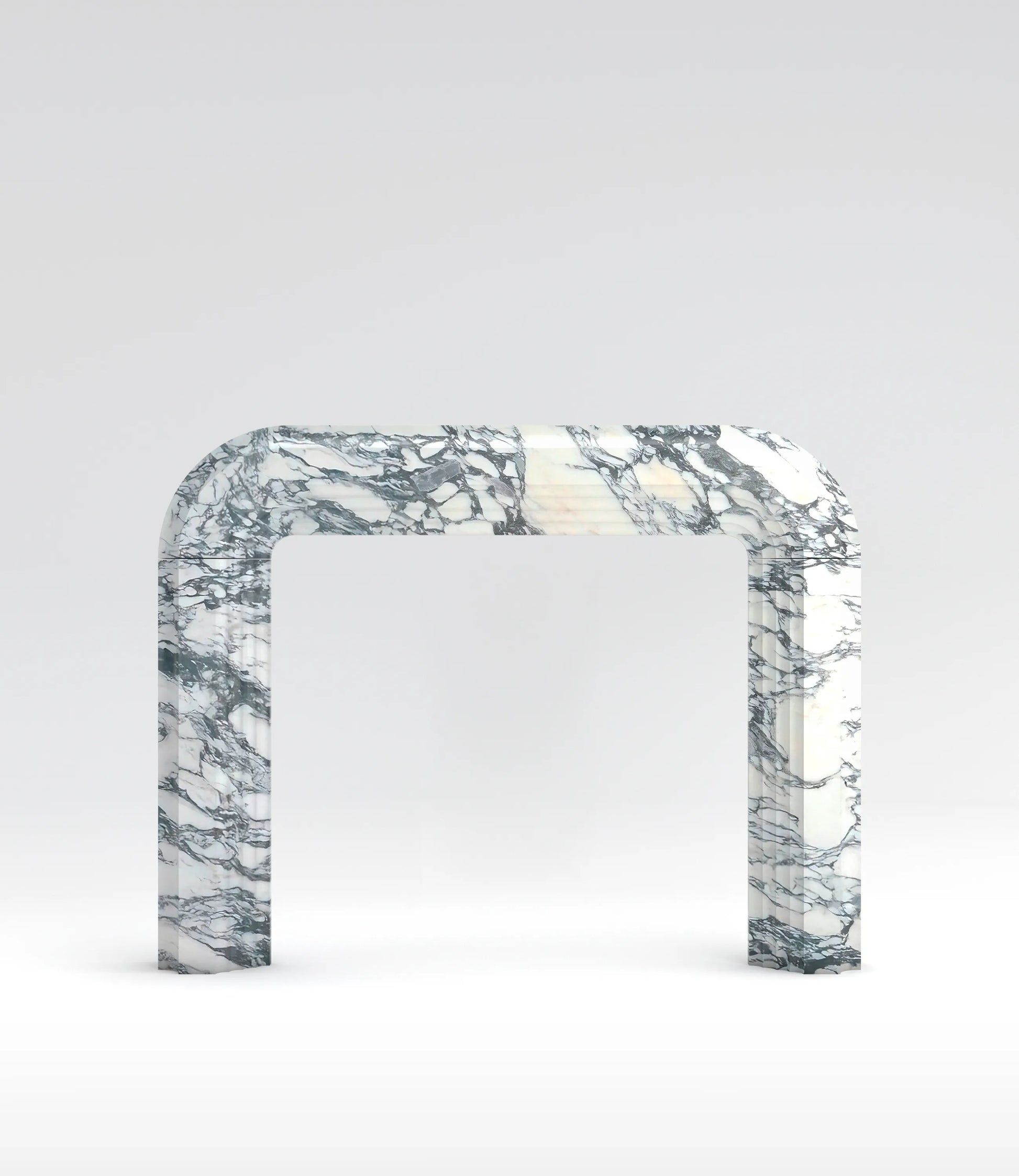 Rimora Curved Surround Fireplace Mantel Arabesco Corcia