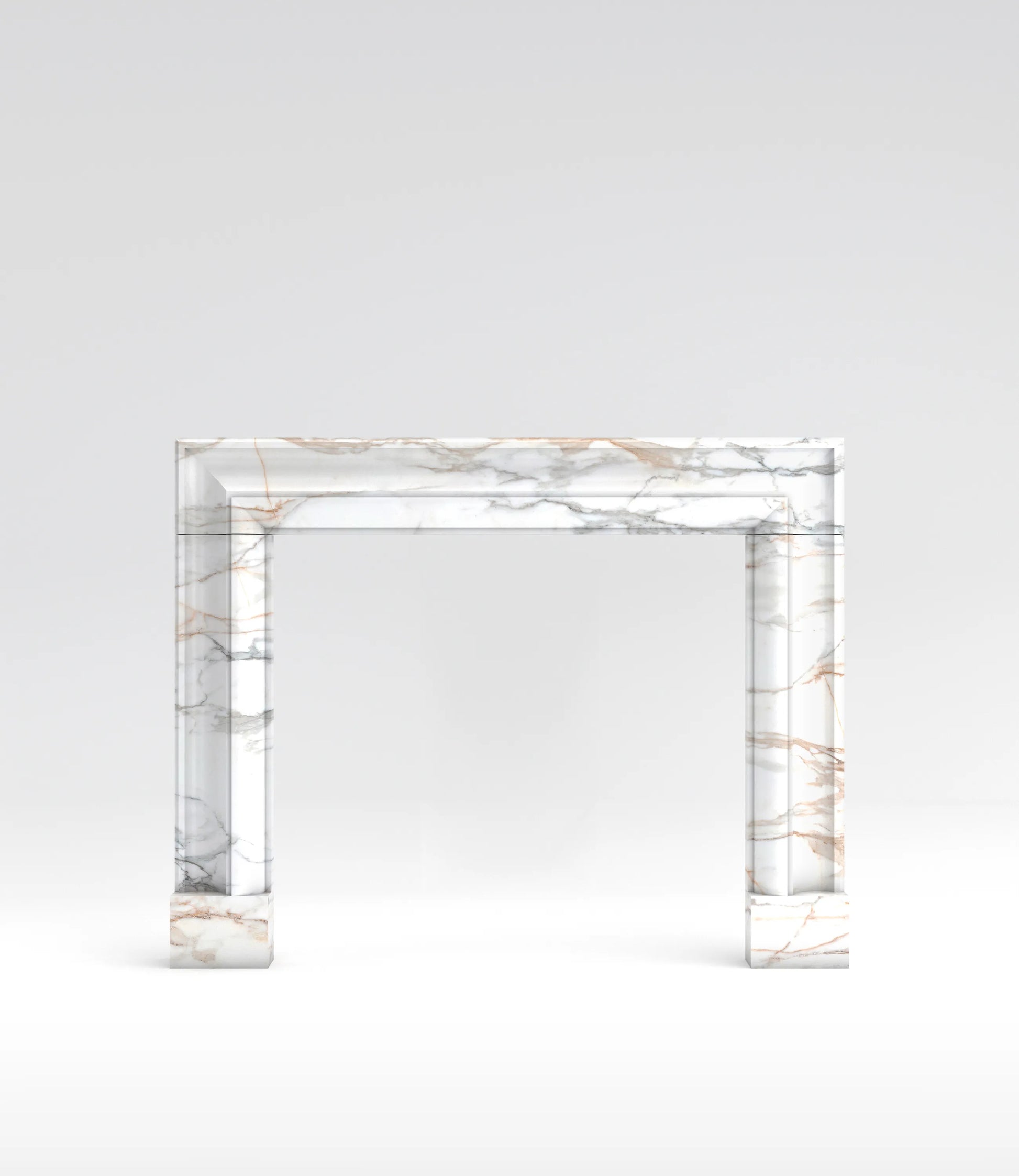 Rivala Surround Fireplace Mantel Calacata Borghini